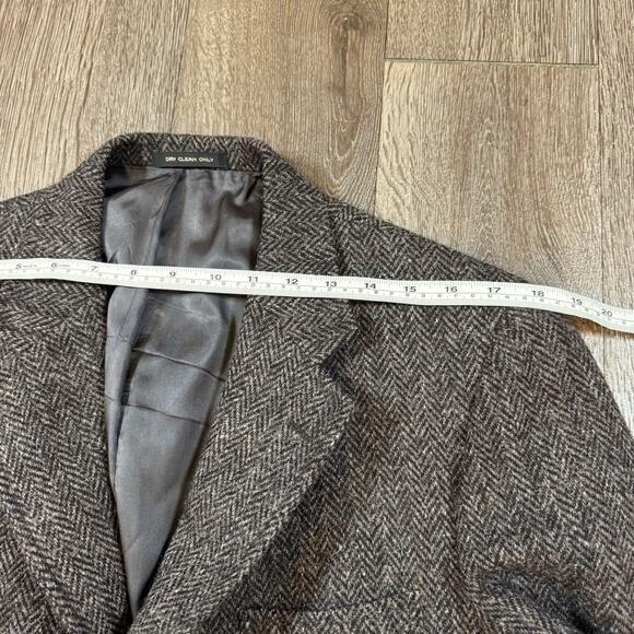 Harris Tweed Sport Coat Mens 42R Wool Harringbone Donegal - Picture 10 of 16